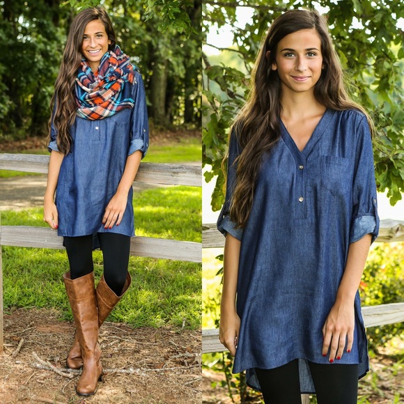 Chambray dress - Picture 2 of 4